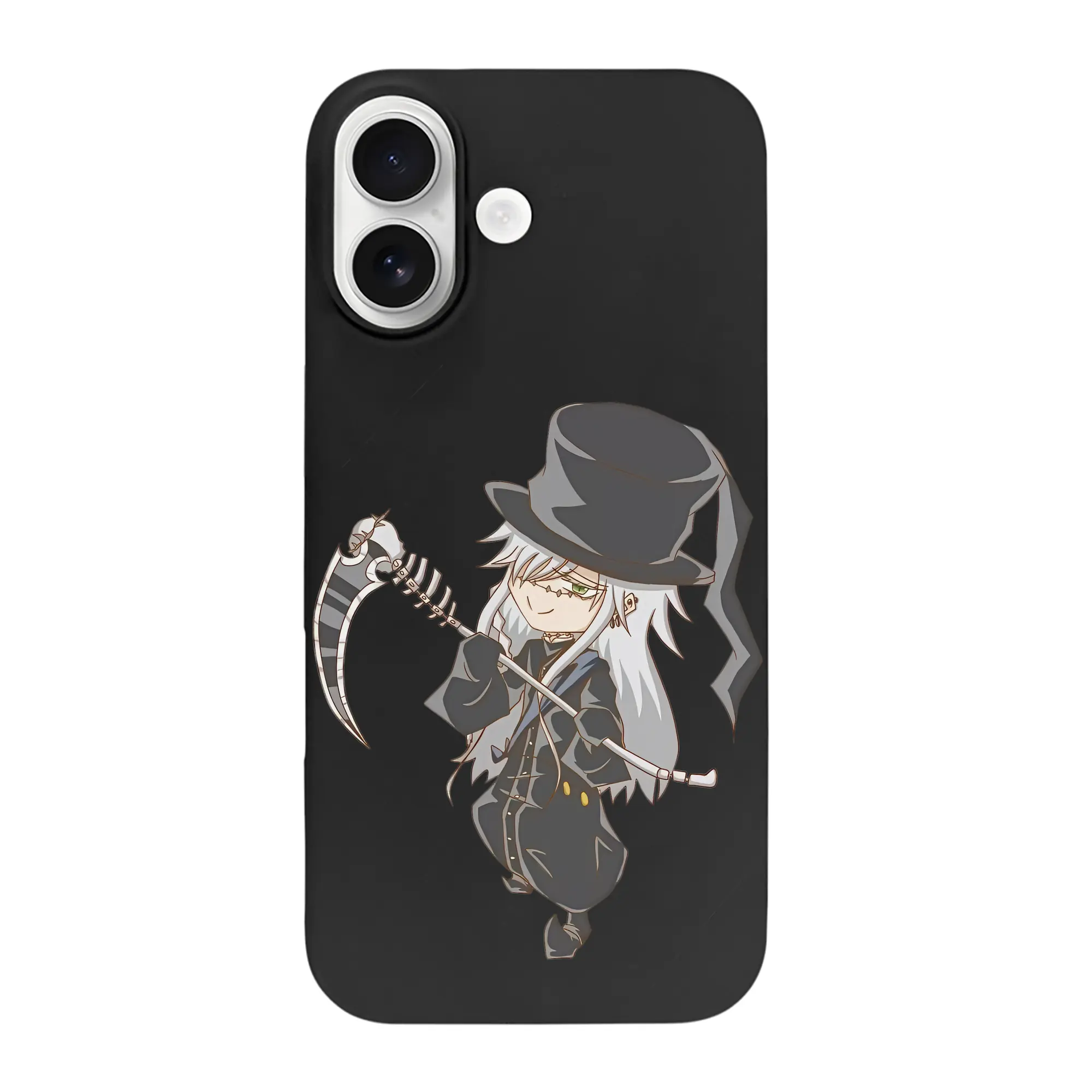 黒執事 グッズ,葬儀屋 - iPhone 17 シリーズ シリコンケース 薄型 耐衝撃 指紋防止 ソフトタッチカバー 精密フィット 傷防止 保護ケース iPhone 17/17 Air/17 Pro/17 Pro Max 対応